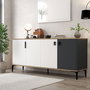 Hanah Home Neva 4002 en roble, blanco y antracita